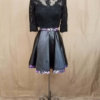 AE-B-3 21in Skater Skirt Front Outfit Camo Bridesmaid Skirt (image)