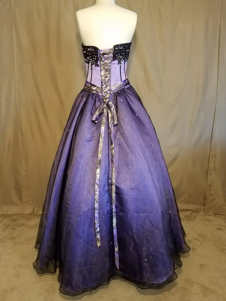 Purple Camo Wedding Dresses