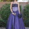 Strapless Purple Prom Dress Alexandria