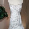 Strapless Used Wedding Gown Alexandra Front Details