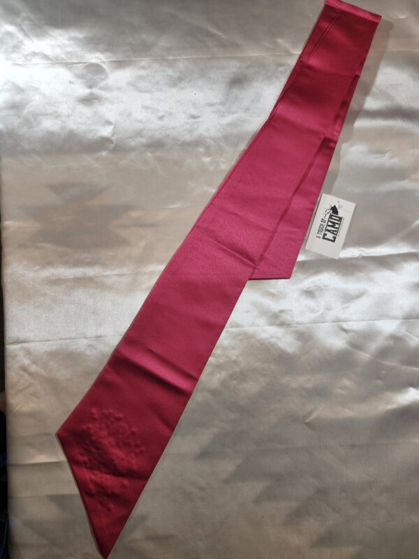 3-Layer Beaded Sash in Pink