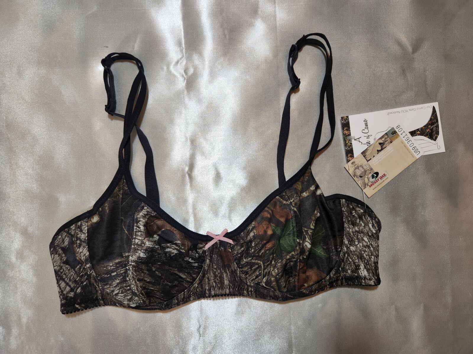 camouflage bra and panty set