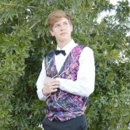 Men's camo formal vest